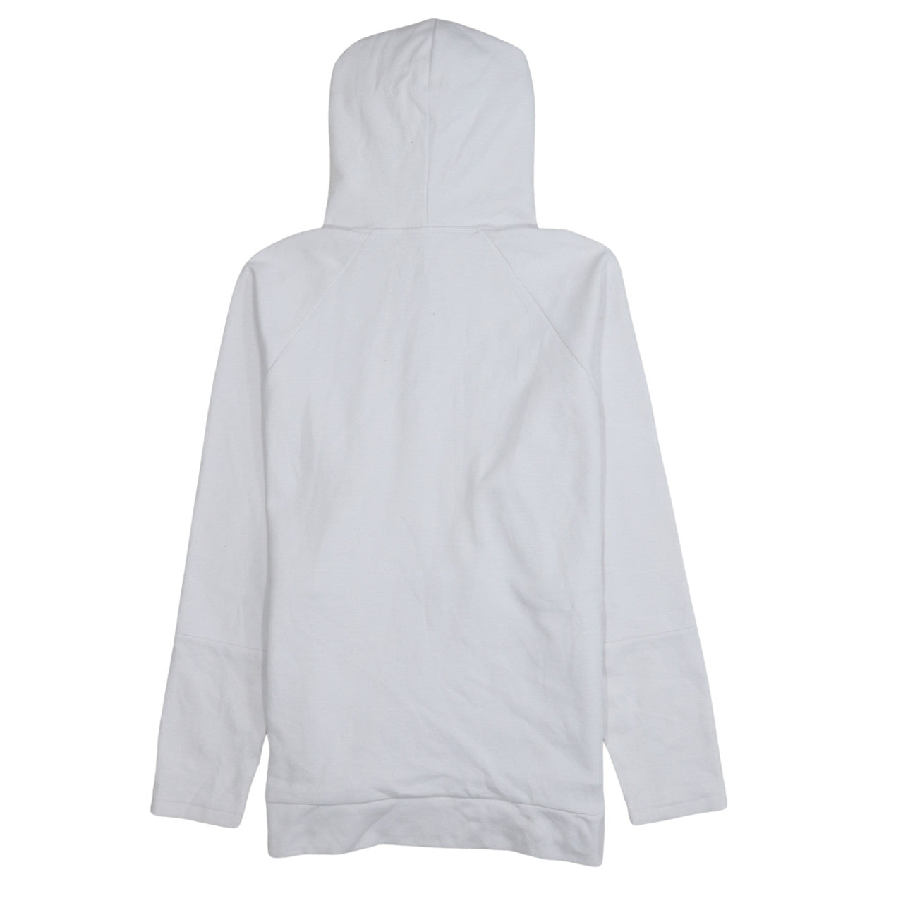 Reebok Womens White Pullover Hoodie Medium Size 12-14 Speedwick Cotton Blend