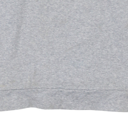 Adidas Mens Grey Long Sleeve Pullover Sweatshirt Size L