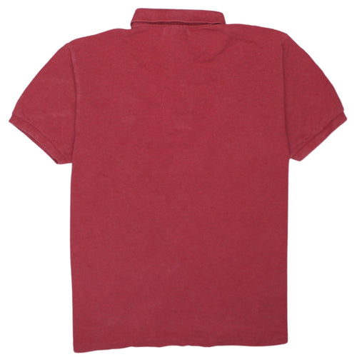 Lacoste Mens Red Classic Fit Cotton Polo Shirt Size L