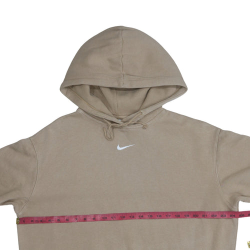 Nike Men's Beige Pullover Hoodie Small Cotton Blend Casual Style
