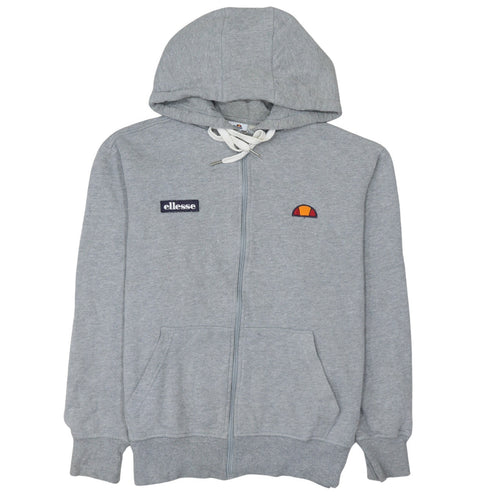 Ellesse Men's Grey Full Zip Hoodie Size M Hooded Sweatshirt