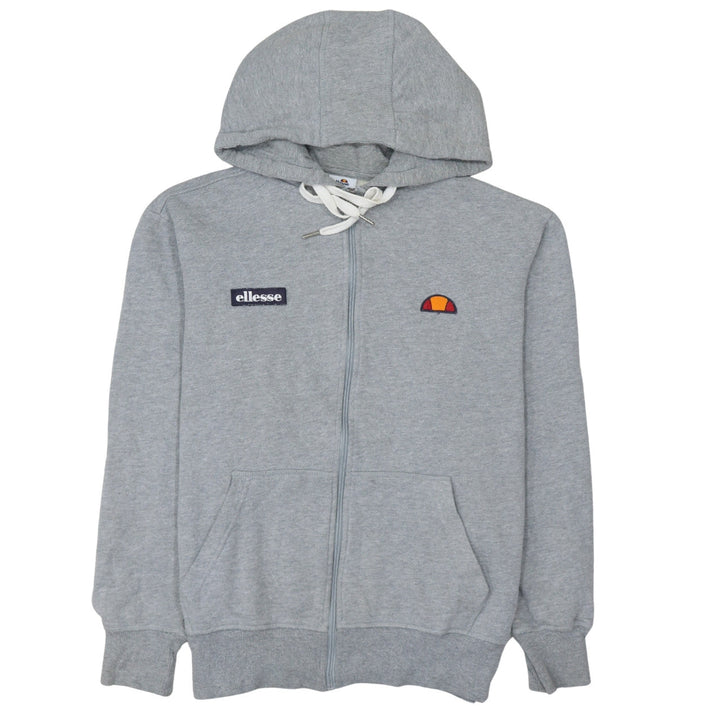 Ellesse Men's Grey Full Zip Hoodie Size M Hooded Sweatshirt