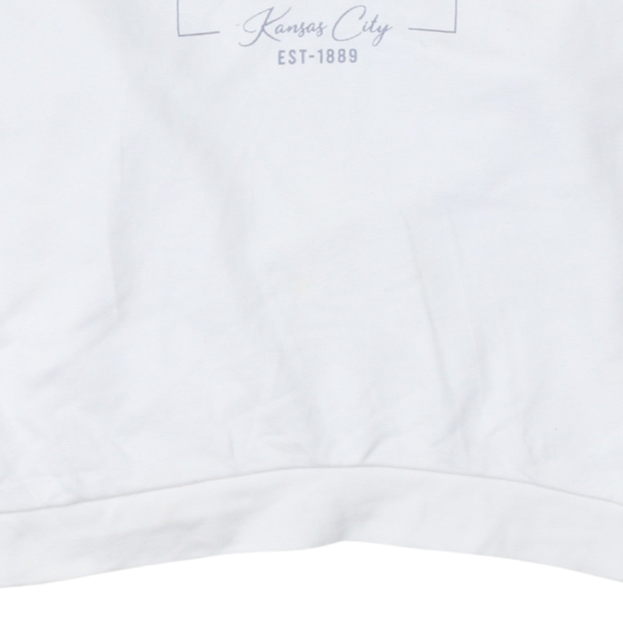 Lee Womens White Cotton Relaxed Fit Logo Sweatshirt L