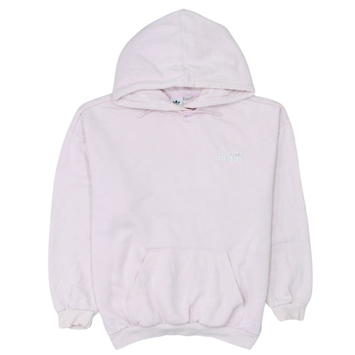 Adidas Women Pink Pullover Hoodie Sweatshirt Size 14 Regular