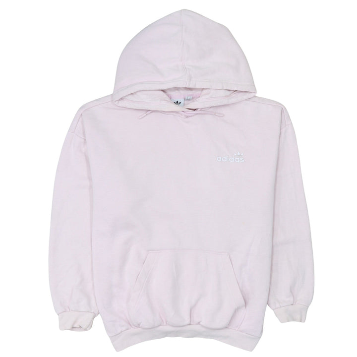 Adidas Women Pink Pullover Hoodie Sweatshirt Size 14 Regular