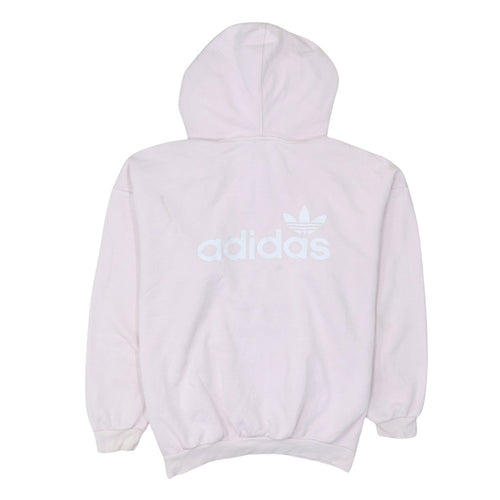 Adidas Women Pink Pullover Hoodie Sweatshirt Size 14 Regular