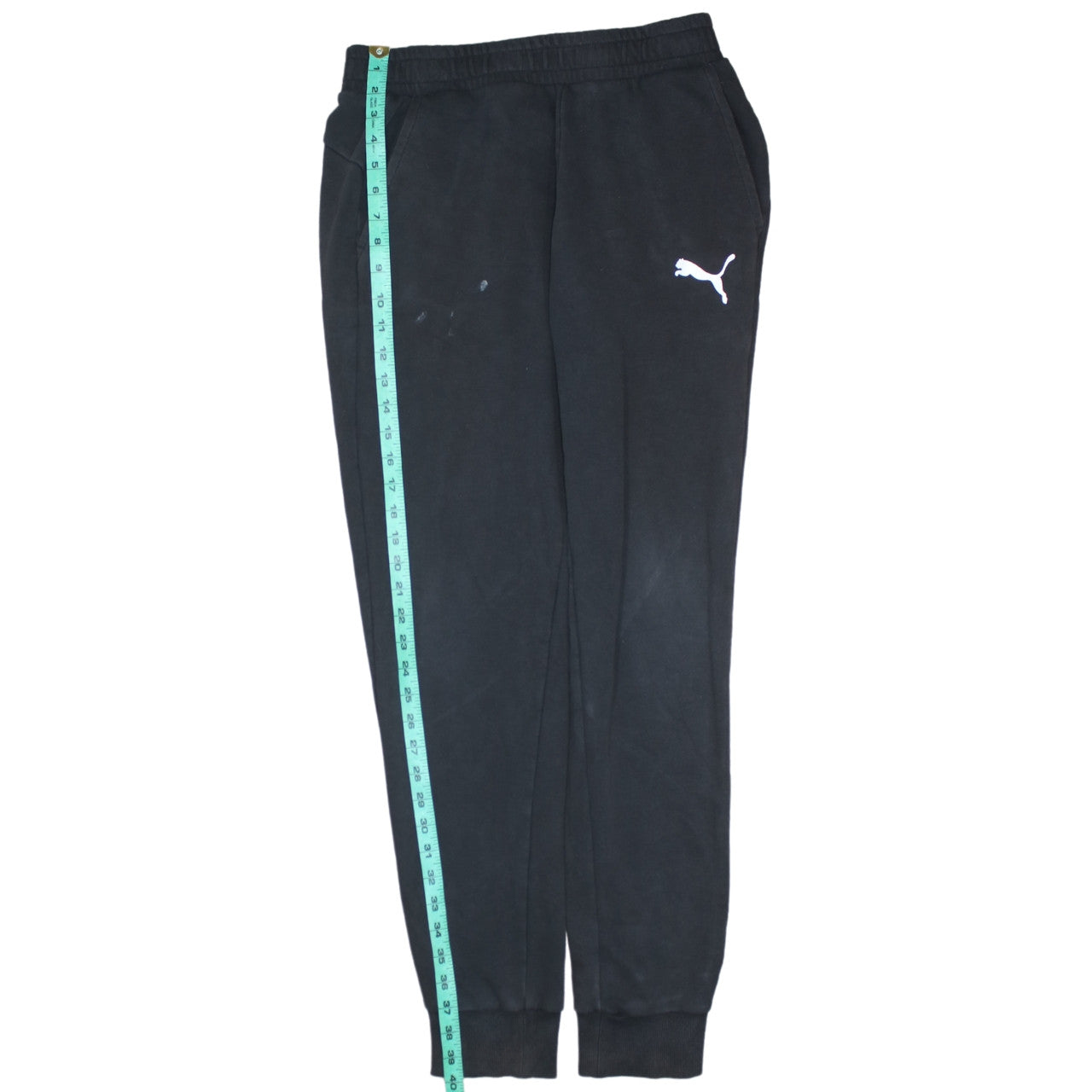 Puma Men Black M Jogger Sweatpants Tapered Fit Activewear
