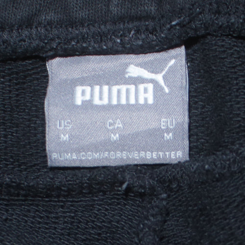 Puma Men Black M Jogger Sweatpants Tapered Fit Activewear