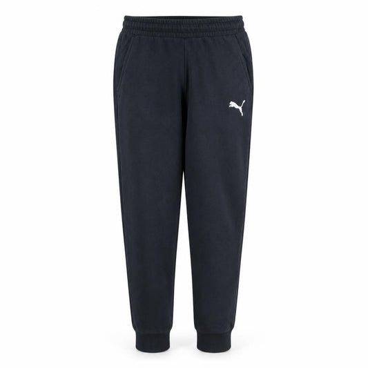 Front view of Puma Men’s Black Jogger Sweatpants M Regular Fit Activewear Trousers