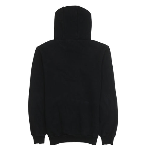 Adidas Men's Black Pullover Hoodie Small Logo Fleece Sweatshirt
