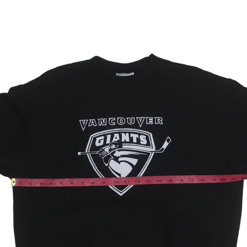 Champion Men's Black Vancouver Giants Pullover Sweatshirt M