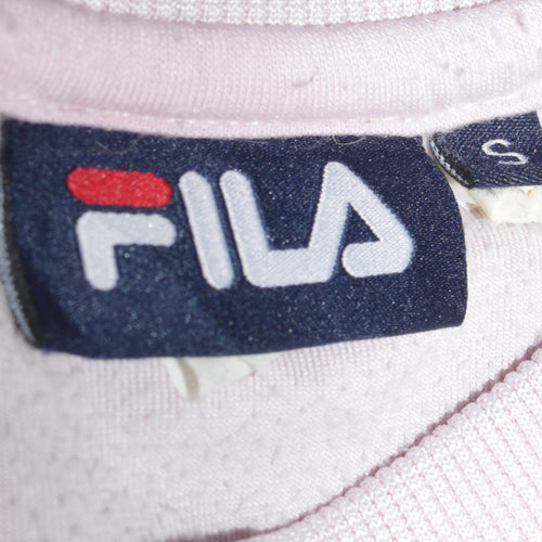 Fila Women’s Pink Crew Neck Sweatshirt Small Logo Pullover
