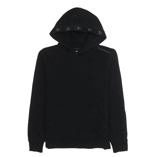 Calvin Klein Jeans Men's Black Pullover Hoodie Size S Regular Fit