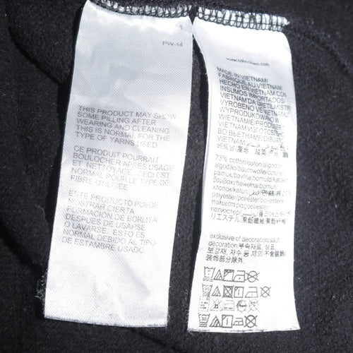 Calvin Klein Jeans Men's Black Pullover Hoodie Size S Regular Fit