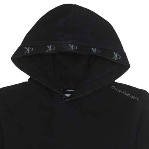 Calvin Klein Jeans Men's Black Pullover Hoodie Size S Regular Fit