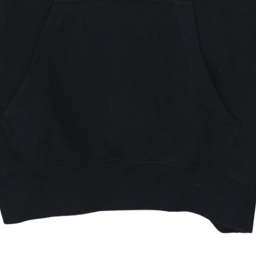 Champion Men's Black Small Pullover Hoodie with Logo Print