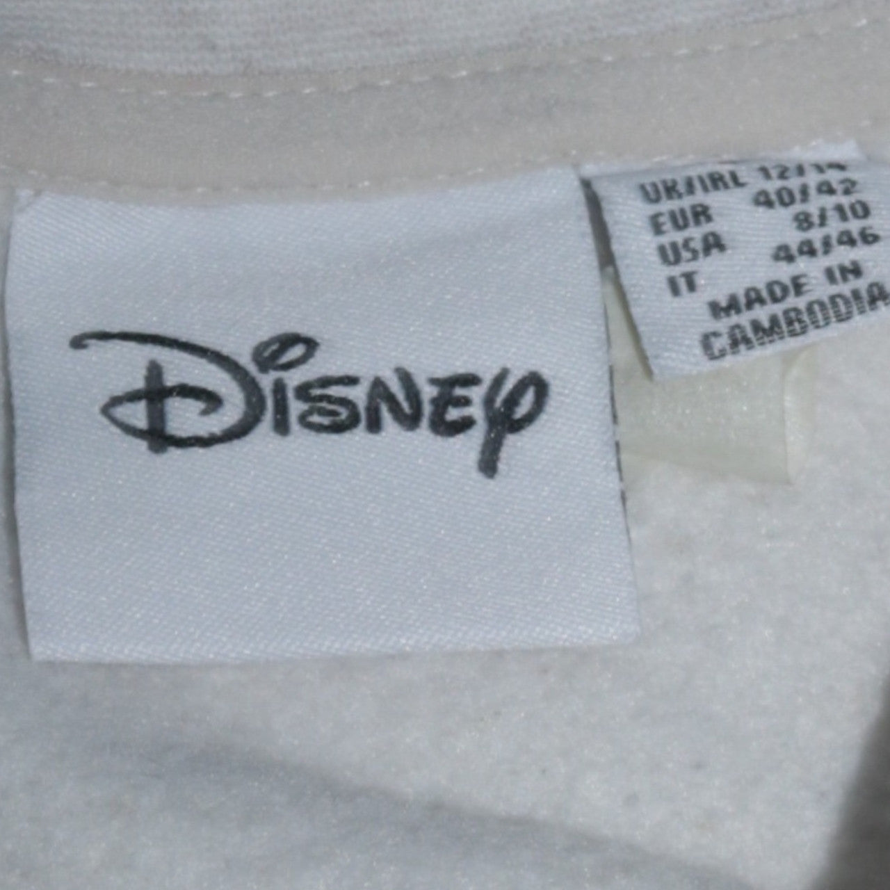 Disney Women Beige Winnie the Pooh Graphic Pullover Sweatshirt Size 12