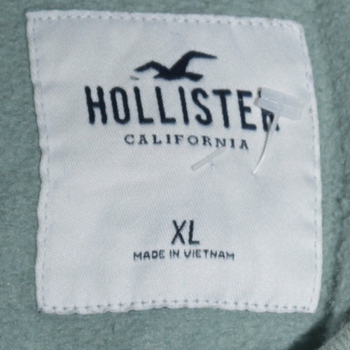 Hollister Women’s Green XL Crew Neck Pullover Sweatshirt