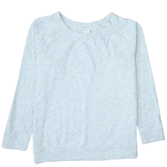 Calvin Klein Women Grey Pullover Sweatshirt Size M Cotton Blend