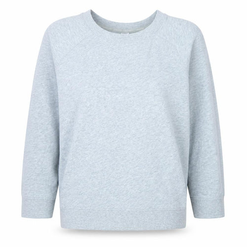Calvin Klein Women Grey Pullover Sweatshirt Size M Cotton Blend