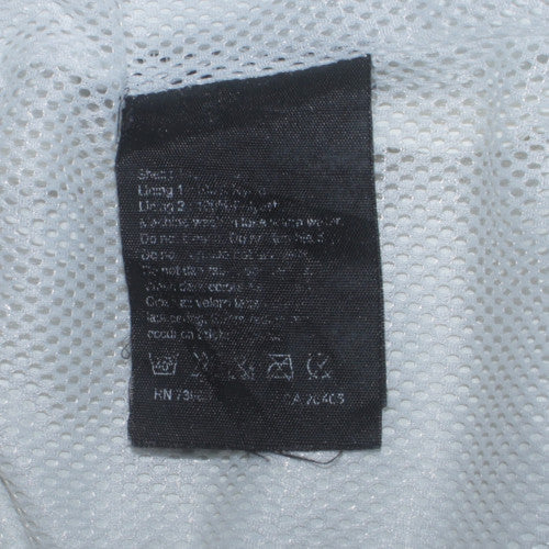 Helly Hansen Women's White Bomber Jacket Size M Zip Pocket Lightweight