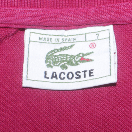Lacoste Men Red 3XL Cotton Short Sleeve Polo Shirt