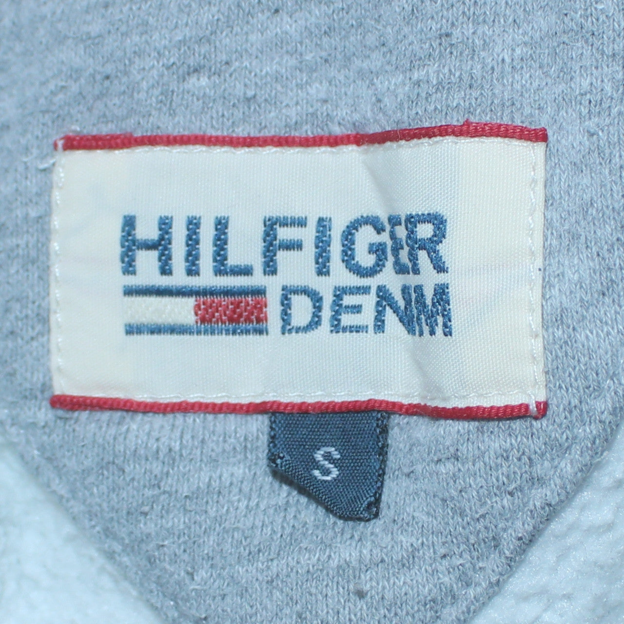 Tommy Hilfiger Men's Grey Pullover Hoodie S Brooklyn NYC Logo