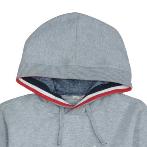 Tommy Hilfiger Men's Grey Pullover Hoodie S Brooklyn NYC Logo