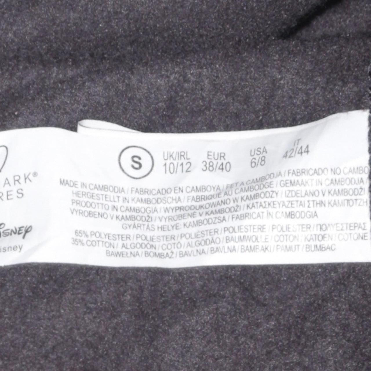 Disney Women Black Small Sweatshirt Princess Graphic Pullover