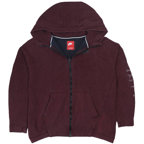 Nike Men’s Brown Full Zip Hoodie Size S Regular Fit