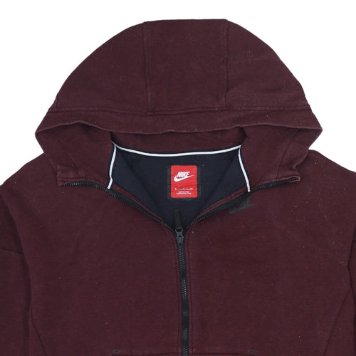 Nike Men’s Brown Full Zip Hoodie Size S Regular Fit