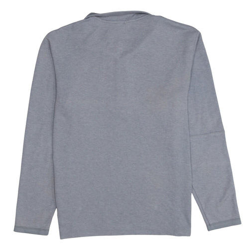 Adidas Men's Grey Medium 1/2 Zip Track Jacket Lightweight