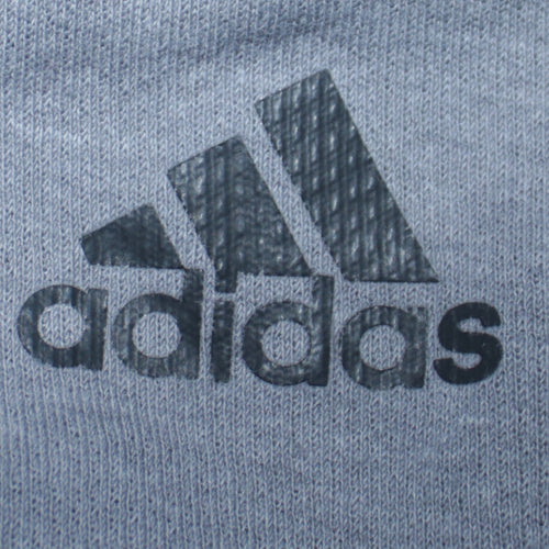Adidas Men's Grey Medium 1/2 Zip Track Jacket Lightweight