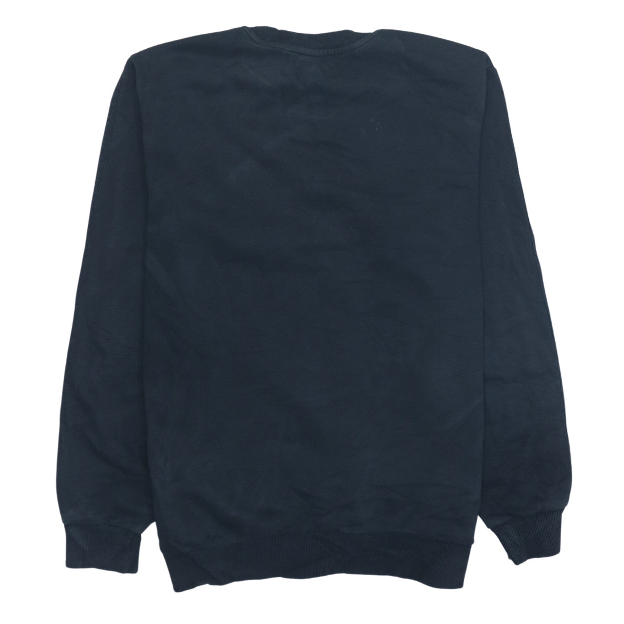 Adidas Mens Black Crew Neck Logo Sweatshirt Size M Regular Fit