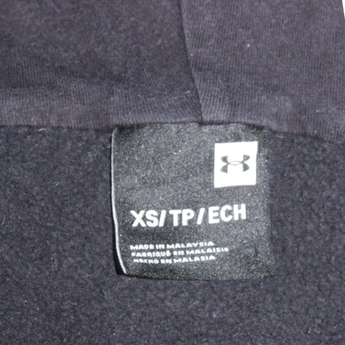 Under Armour Men's Black XS Full Zip Hoodie Sweatshirt