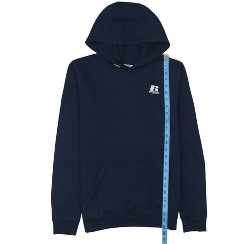 Russell Athletic Teens Blue Pullover Hoodie 14 Plus Fleece Logo
