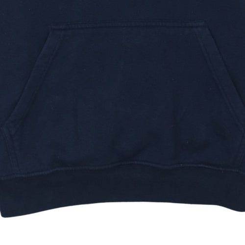 Russell Athletic Teens Blue Pullover Hoodie 14 Plus Fleece Logo
