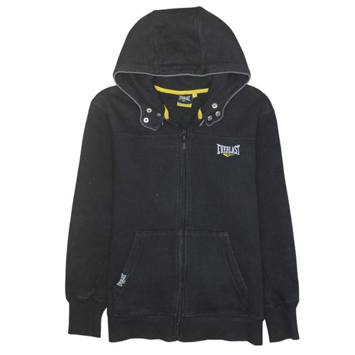 Everlast Men's Black Full Zip Hoodie S Regular Fit Fleece Jacket