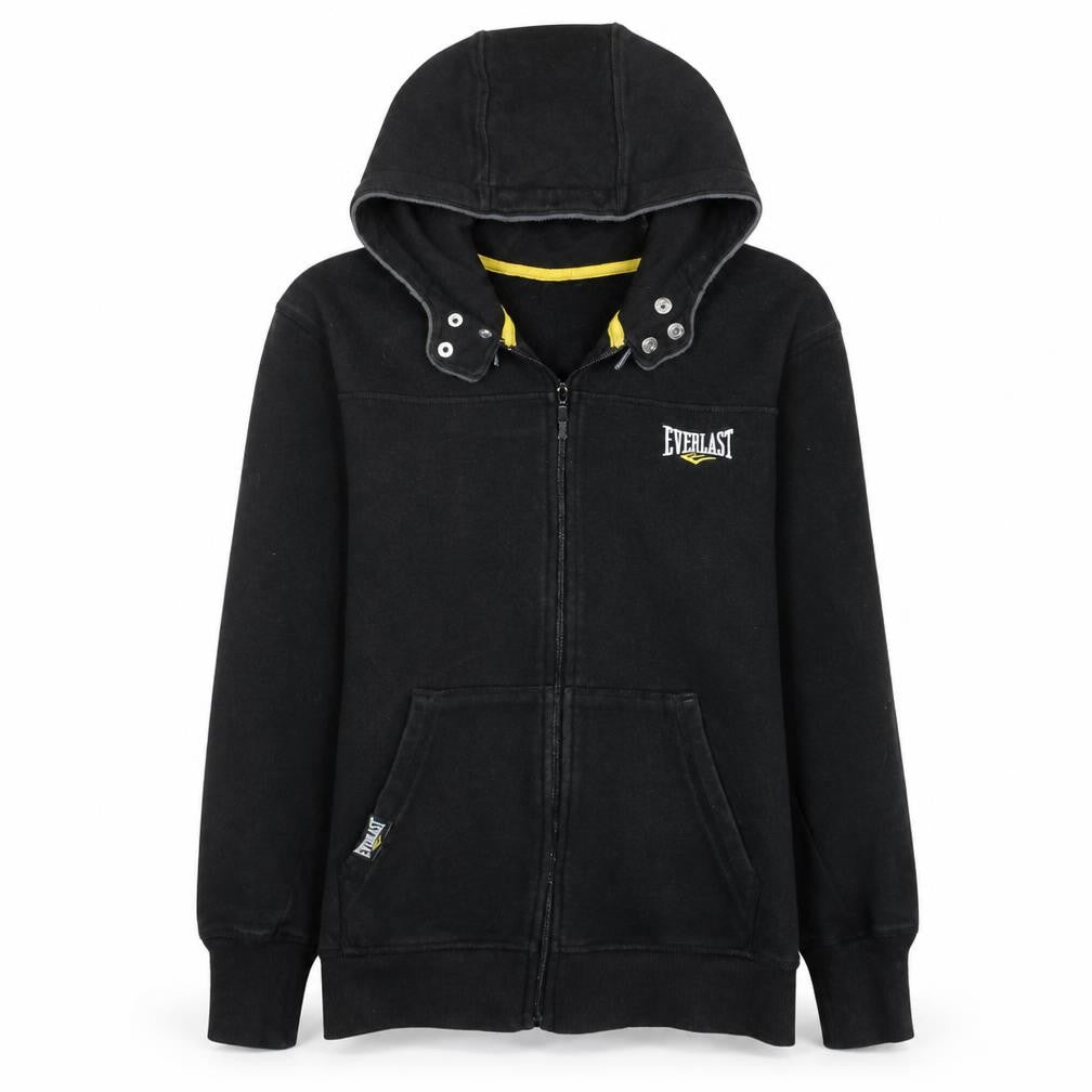 Everlast Men's Black Full Zip Hoodie S Regular Fit Fleece Jacket