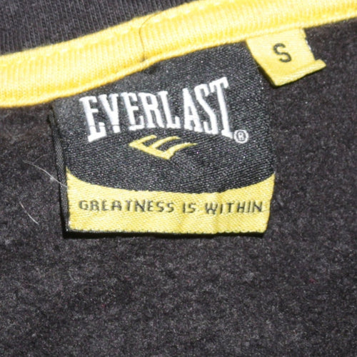 Everlast Men's Black Full Zip Hoodie S Regular Fit Fleece Jacket