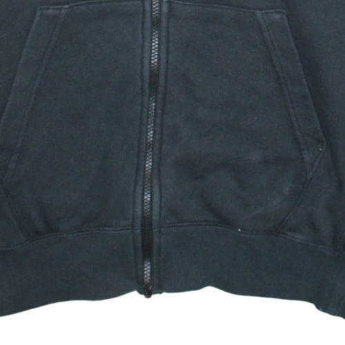 Nike Men's Black XS Full Zip Hoodie Cotton Blend Fleece