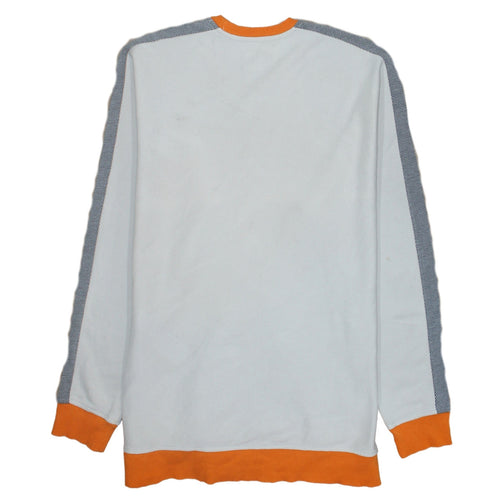 Under Armour Men's White Crew Neck Logo Pullover Sweatshirt L