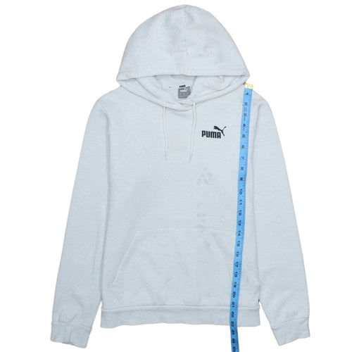 Puma Mens Grey Pullover Hoodie Sportswear Size L Regular Fit