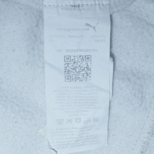 Puma Mens Grey Pullover Hoodie Sportswear Size L Regular Fit