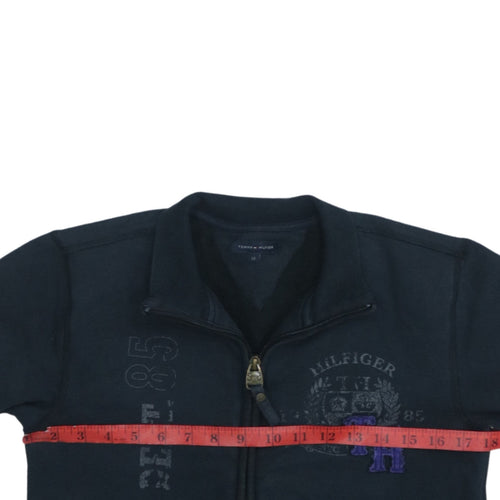 Tommy Hilfiger Boys Black Full Zip Track Jacket Size 12 Years