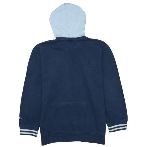 Nike Blue Teens XL Pullover Hoodie with Logo Print