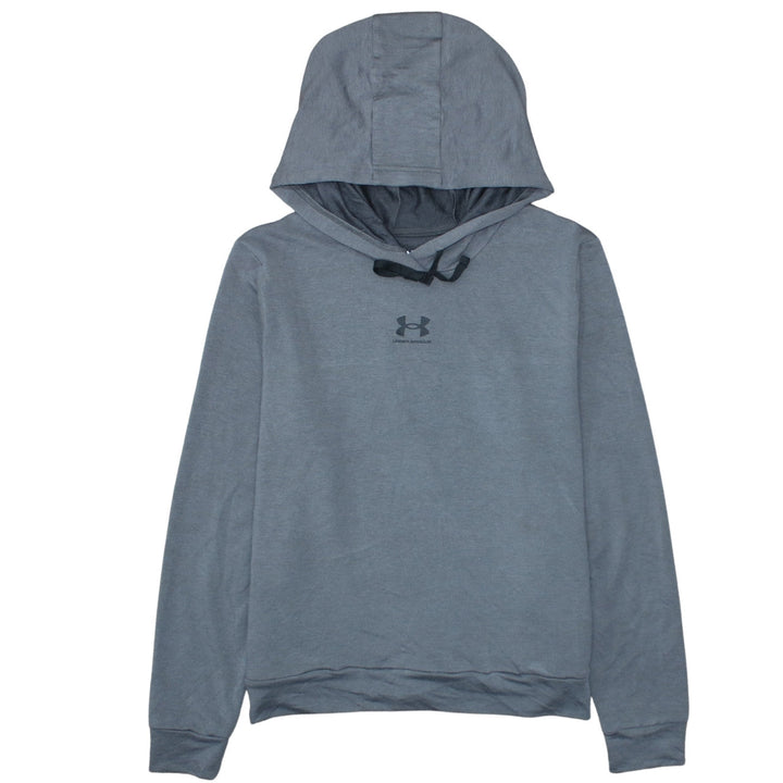 Under Armour Women's Grey Pullover Hoodie Size L Loose Fit