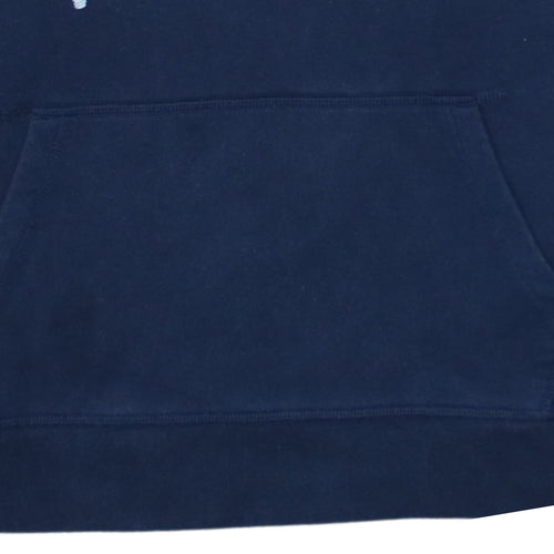 GAP Boys Blue Star Wars Pullover Hoodie 12-13 Years Fleece Cotton Blend
