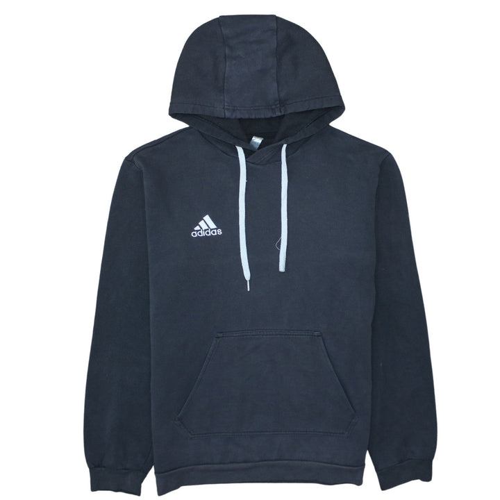 Adidas Men's Black Pullover Hoodie M Fleece Logo Sportswear