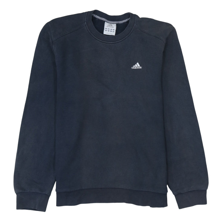 Adidas Men's Black Crew Neck Pullover Sweatshirt Size M